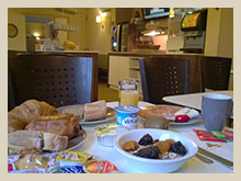 petit déjeuner à l'hôtel d'alsace